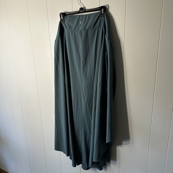 Halara Breezeful High Waisted High Low Ruffled 2-in-1 Midi Skirt As 3XL  Blue - Picture 14 of 16